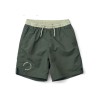Kakigroene zwemshort - Aiden board shorts hunter green/dusty mint mix